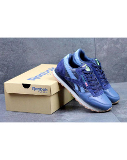 Мужские кроссовки Reebok Classic Leather синие
