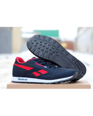 Чоловічі кросівки Reebok Classic Runner темно-сині з червоним