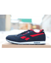 Купить Мужские кроссовки Reebok Classic Runner темно-синие с красным