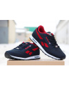 Купить Мужские кроссовки Reebok Classic Runner темно-синие с красным