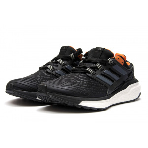Мужские кроссовки Adidas Energy Boost черные с оранжевым