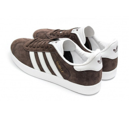 Мужские кроссовки Adidas Gazelle коричневые