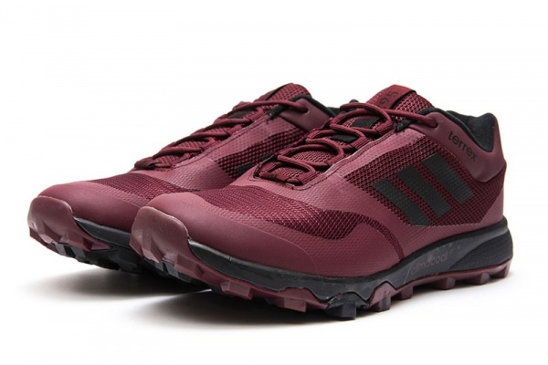 Мужские кроссовки для активного отдыха Adidas Terrex Trailmaker бордовые