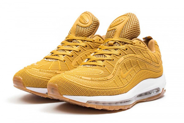 Мужские кроссовки Nike Air Max 97 желтые