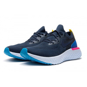 Мужские кроссовки Nike Epic React Flyknit темно-синие