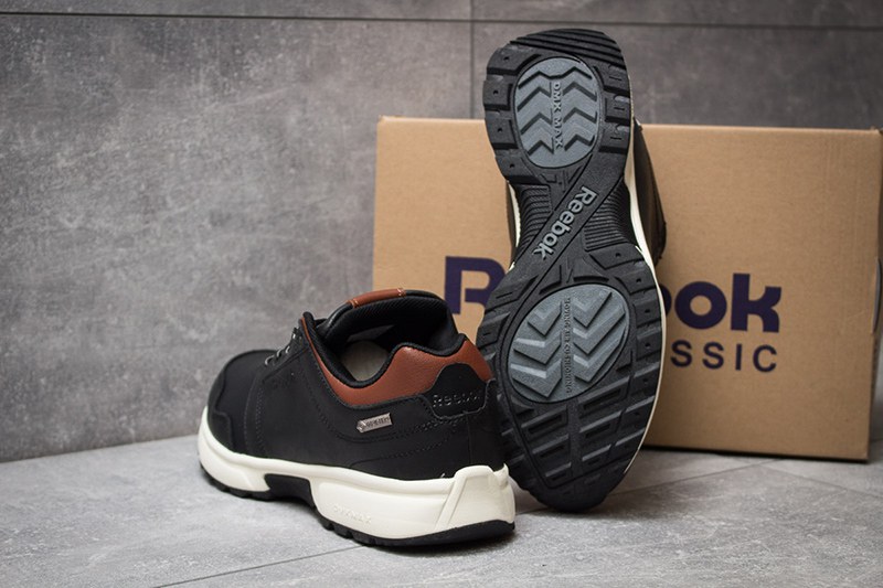Мужские кроссовки Reebok Elite Stride GTX IV черные с коричневым - Купить доставкой по выгодной цене - Aspolo.ua