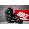 Купить Мужские высокие кроссовки Nike Air More Uptempo '96 Premium черные с белым