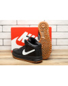Купить Чоловічі високі кросівки Nike Lunar Force 1 чорні з білим
