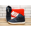 Купить Мужские высокие кроссовки Nike Lunar Force 1 Duckboot темно-синий с черным