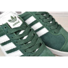 Женские кроссовки Adidas Gazelle зеленые с белым