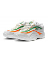 Женские кроссовки Fila Ray белые с зеленым и оранжевым