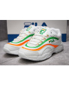 Купить Женские кроссовки Fila Ray белые с зеленым и оранжевым