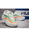 Купить Женские кроссовки Fila Ray белые с зеленым и оранжевым