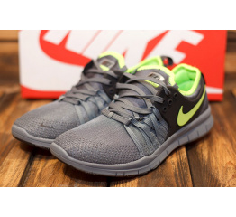 Женские кроссовки Nike Training 5.0 серые с зеленым