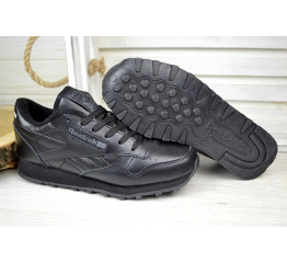 Женские кроссовки Reebok Classic Leather черные