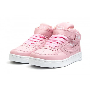 Женские высокие кроссовки Fila FX-100 розовые