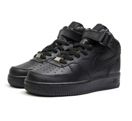 Женские высокие кроссовки Nike Air Force 1 Mid '07 черные
