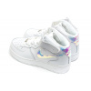 Купить Женские высокие кроссовки Nike Air Force 1 Mid '07 Iridescent белые