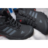 Мужские ботинки на меху Adidas Climaproof High черные с серым