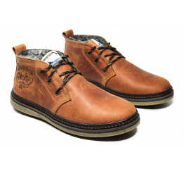 Мужские ботинки на меху Montana коричневые