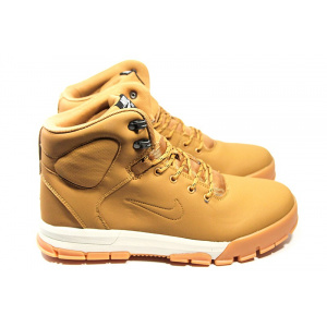 Мужские ботинки на меху Nike ACG Air Nevist светло-коричневые