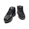 Мужские высокие кроссовки на меху Nike Air черные