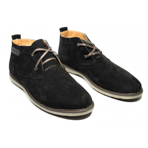 Мужские ботинки на меху Point черные