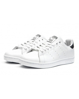 Чоловічі кросівки Adidas Stan Smith білі з чорним