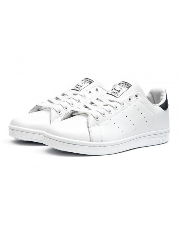 Чоловічі кросівки Adidas Stan Smith білі з чорним
