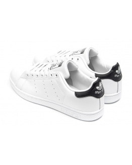 Чоловічі кросівки Adidas Stan Smith білі з чорним