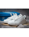 Купить Чоловічі кросівки Adidas Stan Smith білі з чорним