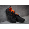 Мужские кроссовки для активного отдыха Merrell черные с оранжевым