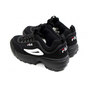 Купить Женские кроссовки Fila Disruptor II черные в Украине