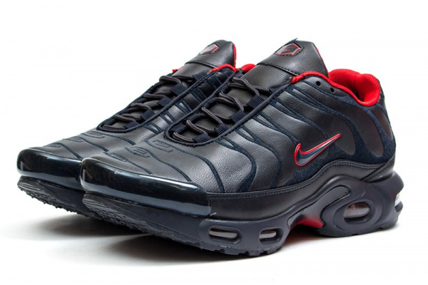 Мужские кроссовки на меху Nike TN Air Max Plus темно-синие