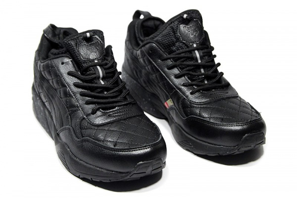 Мужские кроссовки на меху Puma R698 x Ronnie Fieg x Highsnobiety черные