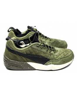 Мужские кроссовки на меху Puma R698 x Ronnie Fieg x Highsnobiety хаки