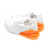 Купить Мужские кроссовки Nike Air Max 270 белые с оранжевым