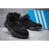 Мужские высокие кроссовки на меху Adidas Primaloft черные