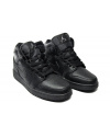 Мужские высокие кроссовки на меху Nike Air Jordan 1 Retro High черные