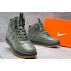 Мужские высокие кроссовки на меху Nike Air LF1 зеленые