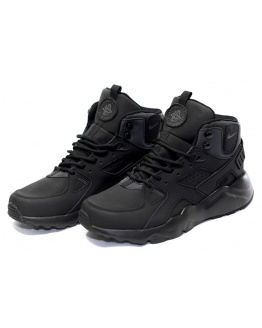 Мужские высокие кроссовки Nike Air Huarache High Top черные