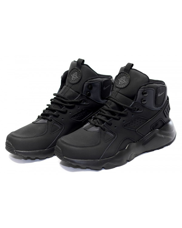 Чоловічі високі кросівки Nike Air Huarache High Top чорні
