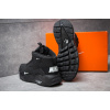 Купить Мужские высокие кроссовки на меху Nike Huarache High Top черные с белым