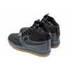 Мужские высокие кроссовки на меху Nike Lunar Force 1 Duckboot '17 темно-серые