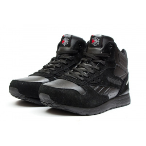 Мужские высокие кроссовки на меху Reebok LX8500 черные