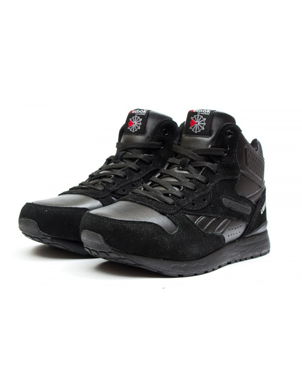 Чоловічі високі кросівки зимові Reebok LX8500 чорні