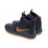 Купить Мужские высокие кроссовки Nike Lunar Force 1 Duckboot '17 Thermo темно-синие с коричневым