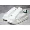 Купить Женские кроссовки Alexander McQueen Oversized Sole Low Sneaker белые с зеленым