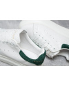 Купить Жіночі кросівки Alexander McQueen Oversized Sole Low Sneaker білі з зеленим