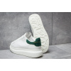 Купить Женские кроссовки Alexander McQueen Oversized Sole Low Sneaker белые с зеленым
